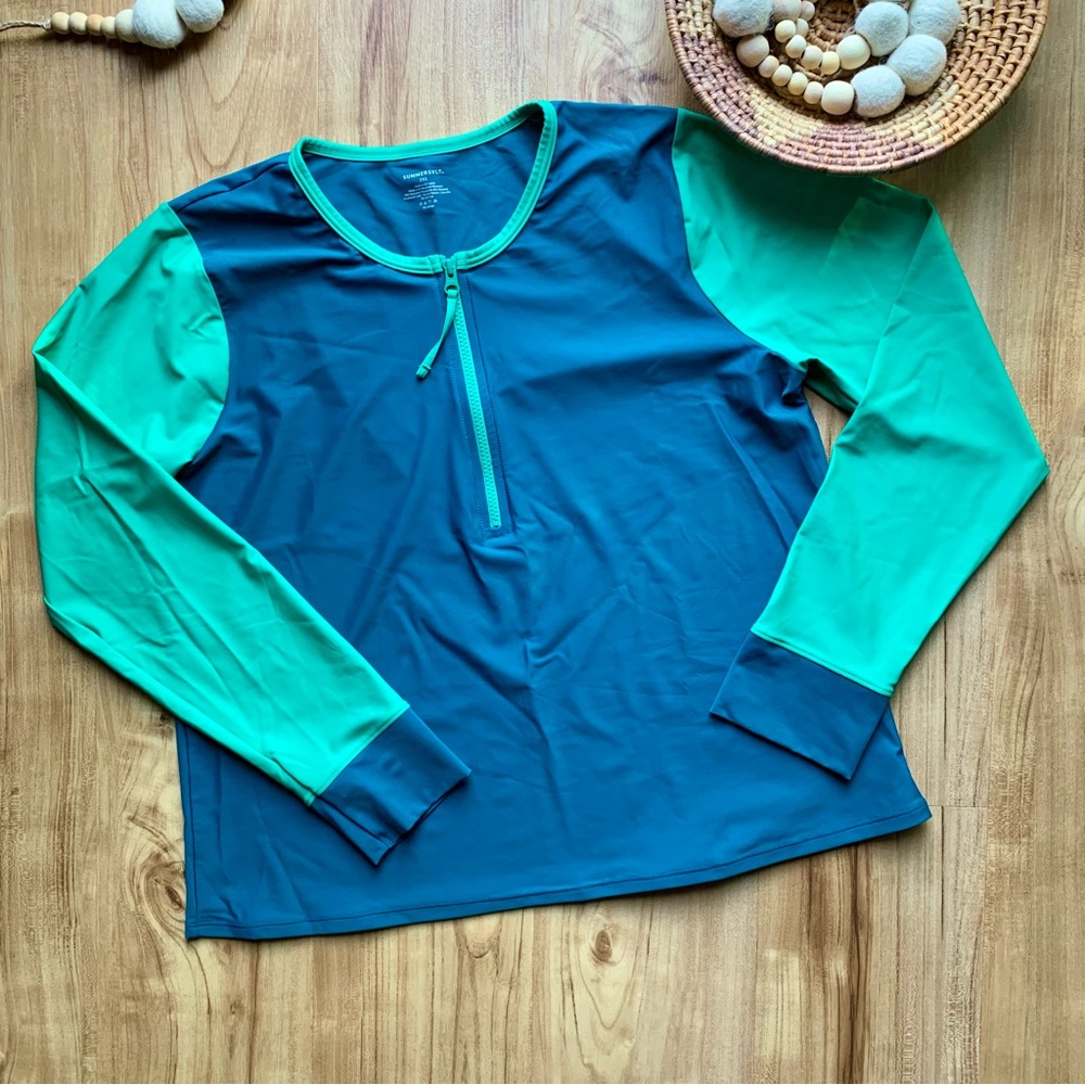 Summersalt Make Waves Half-Zip Rash Guard